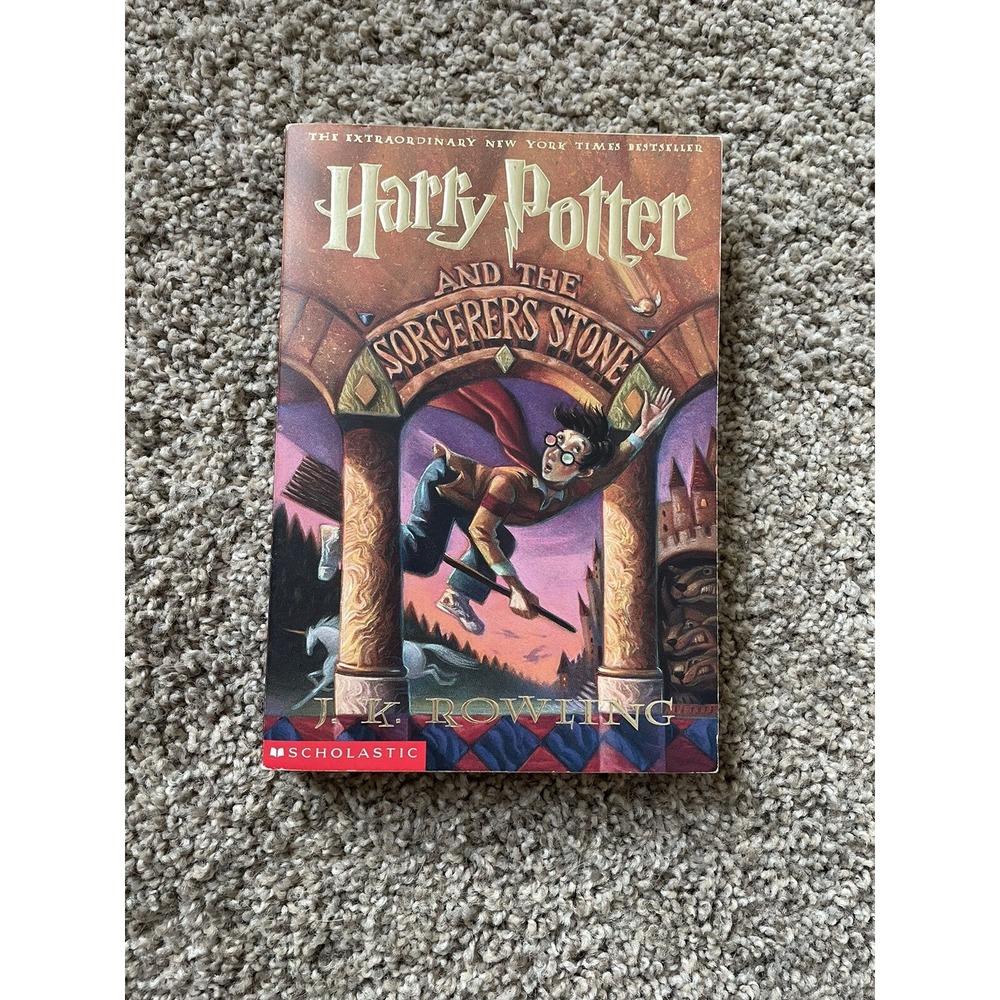 Harry Potter and the Sorcerer's Stone first Scholastic trade paperback printing